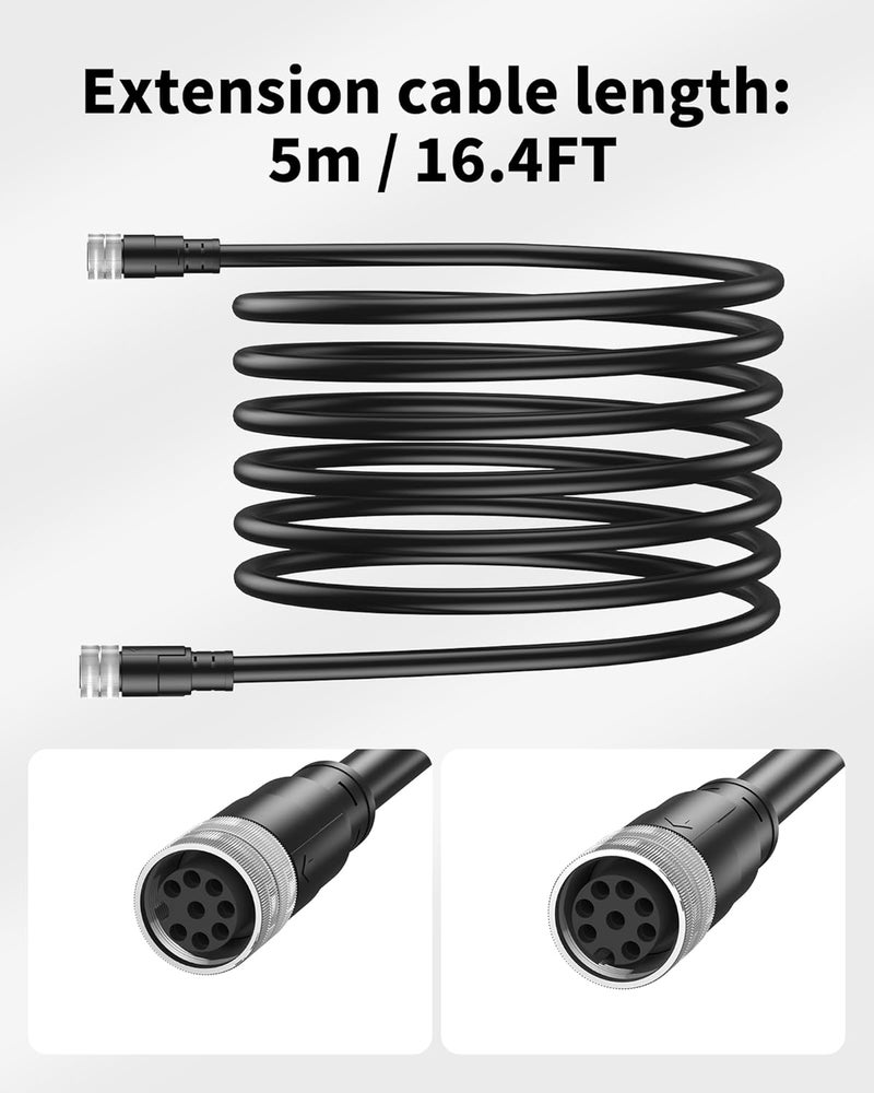 VASTHOME for Humminbird 720073-5 AS EC 15E - 16.4FT Ethernet Cable, Fit with Helix 15, 12, 10, 9, 8, 7, APEX 19, 16, 13, Xplore 12, 10, 9, Solix (15, 12, 10) G3, Onix, Ion, and 11, 9, 8, 7xxci Models - Image 3